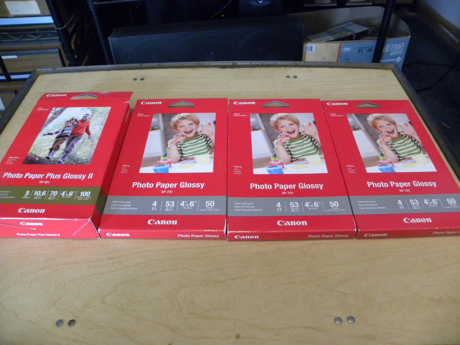 Canon Photo Paper Glossy 4×6 50 Sheets (3 Packs) 100 (1) Sealed GP-701 Brand New