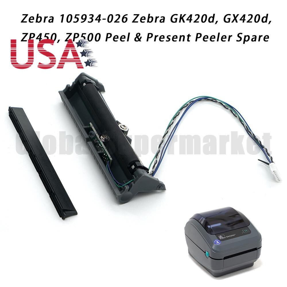US SHIP 105934-026 Zebra GK420d GX420d ZP450 ZP500 Printer Peel & Present Peeler