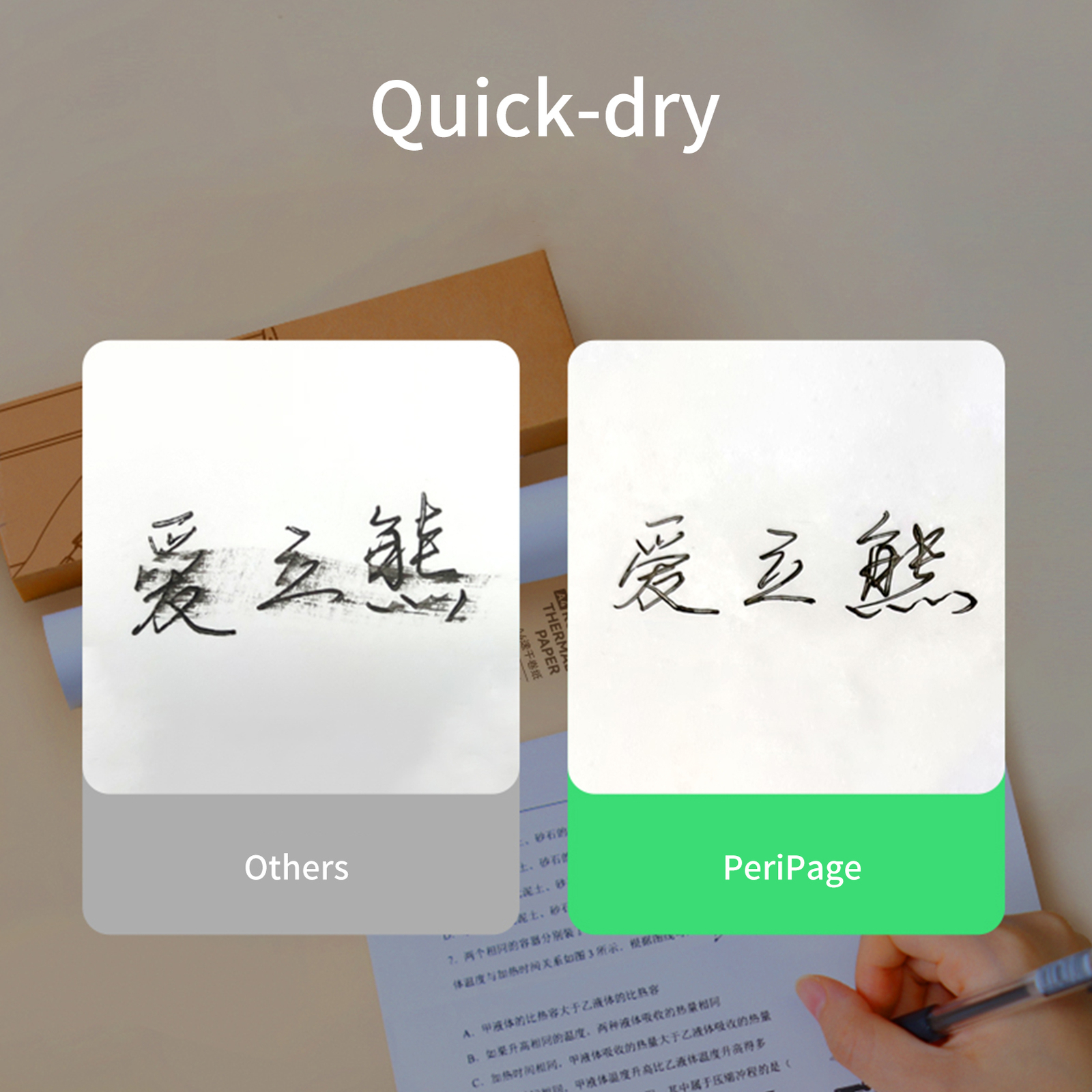 PeriPage Fold Thermal Paper Compatible with PeriPage A40 Thermal Printer Z5A2