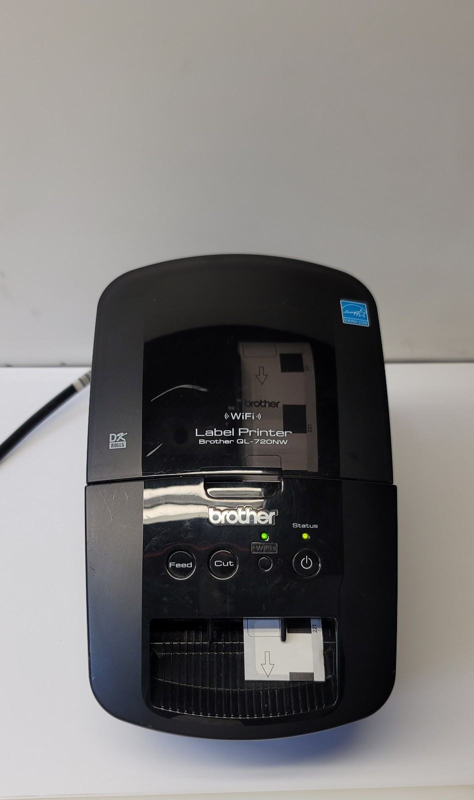 BROTHER QL-720NW THERMAL LABEL PRINTER Wi-Fi W/POWER , PRINTER CABLES