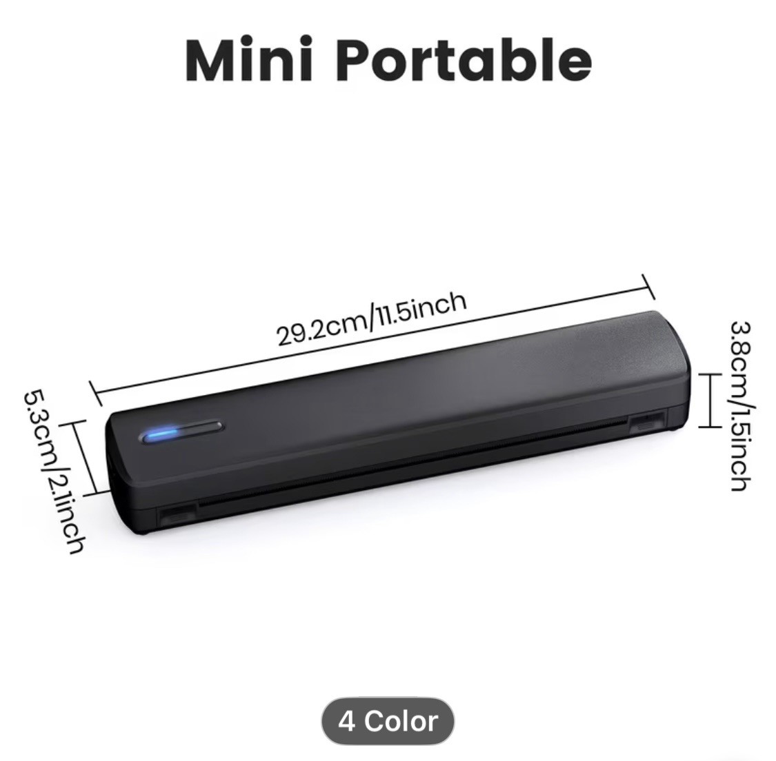 Wireless Thermal Printer And 8.5×11 Inch Thermal Paper for Smartphones