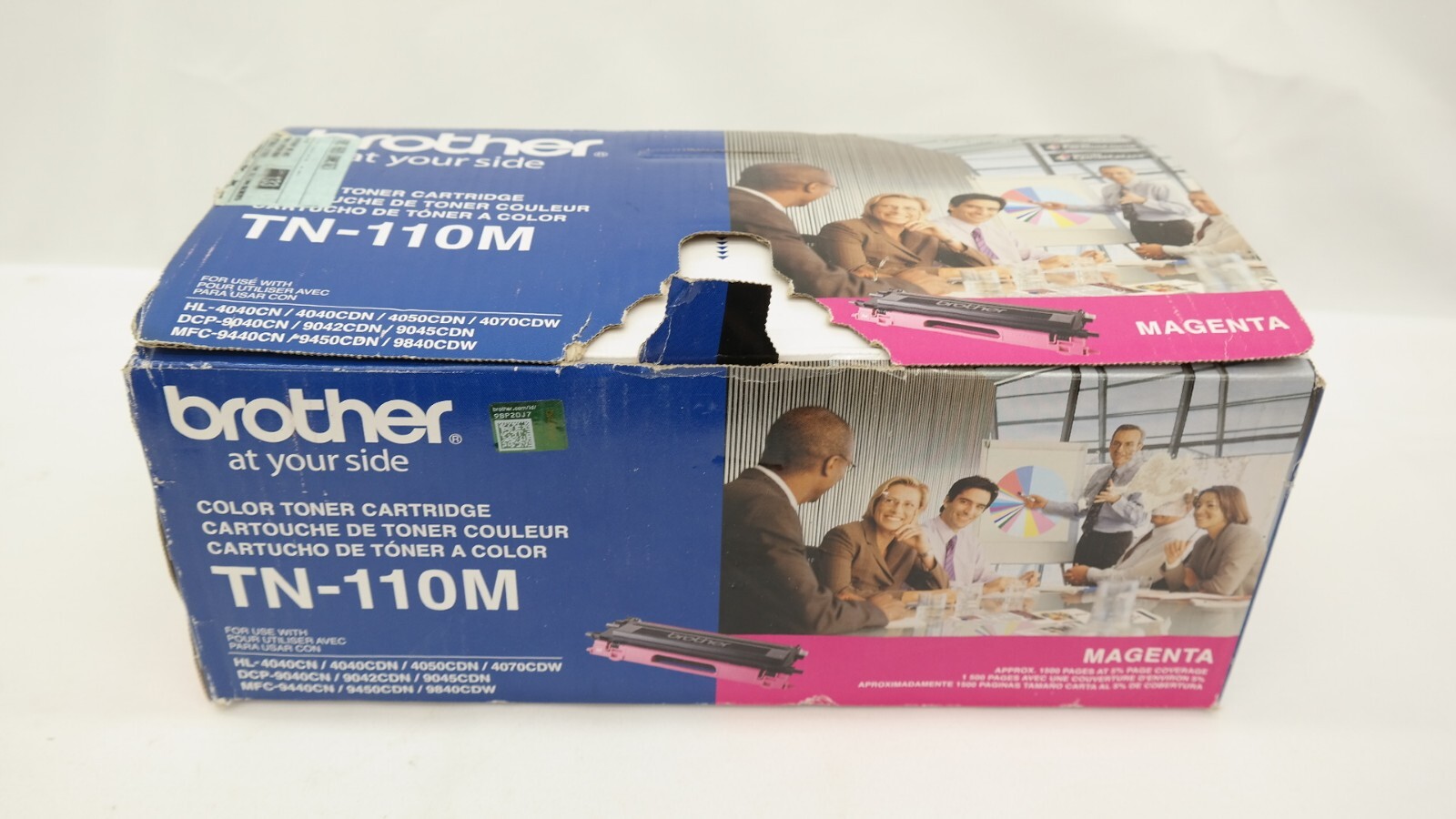 Brother HL-4040CN/4050CDN & MFC-9440CN TN-110M Magenta Toner NEW OPEN BOX EL