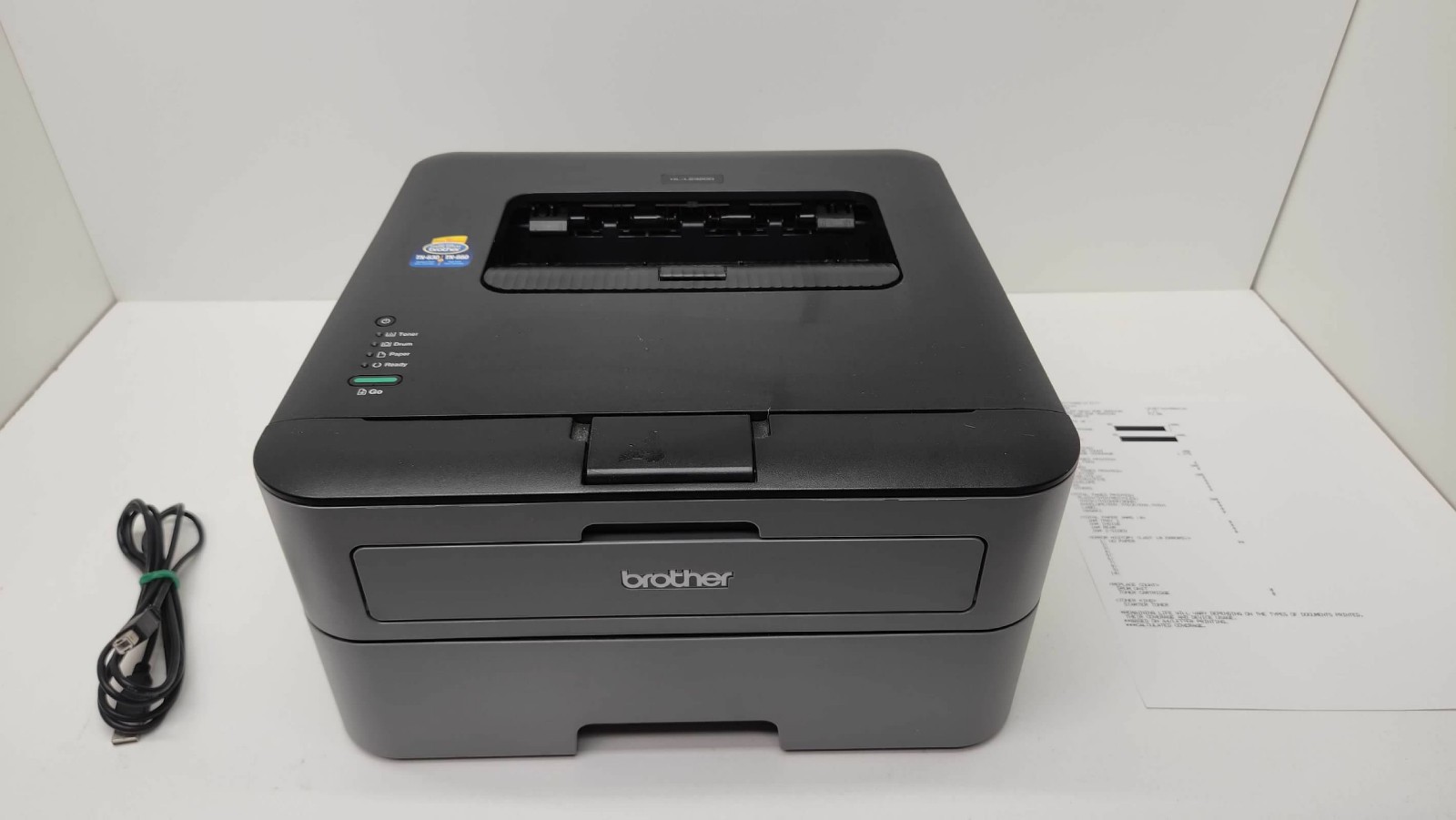 Brother HL-L2320D Compact Monochrome Laser Printer Pg. Count 200 | TESTED