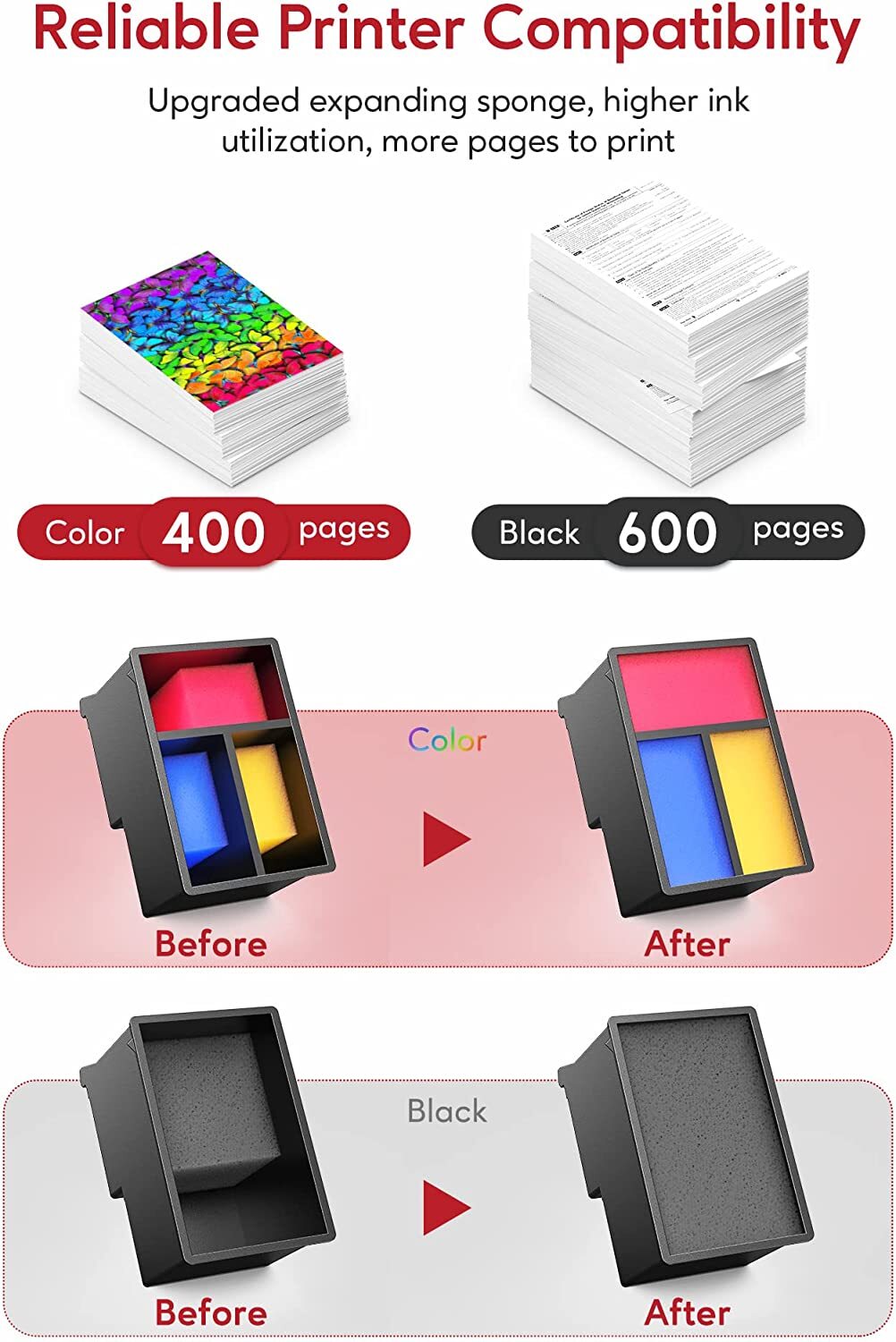 2X Color PG-240XL CL-241XL Ink Cartridge For Canon MX372 MX432 MX452 MX470 MX479