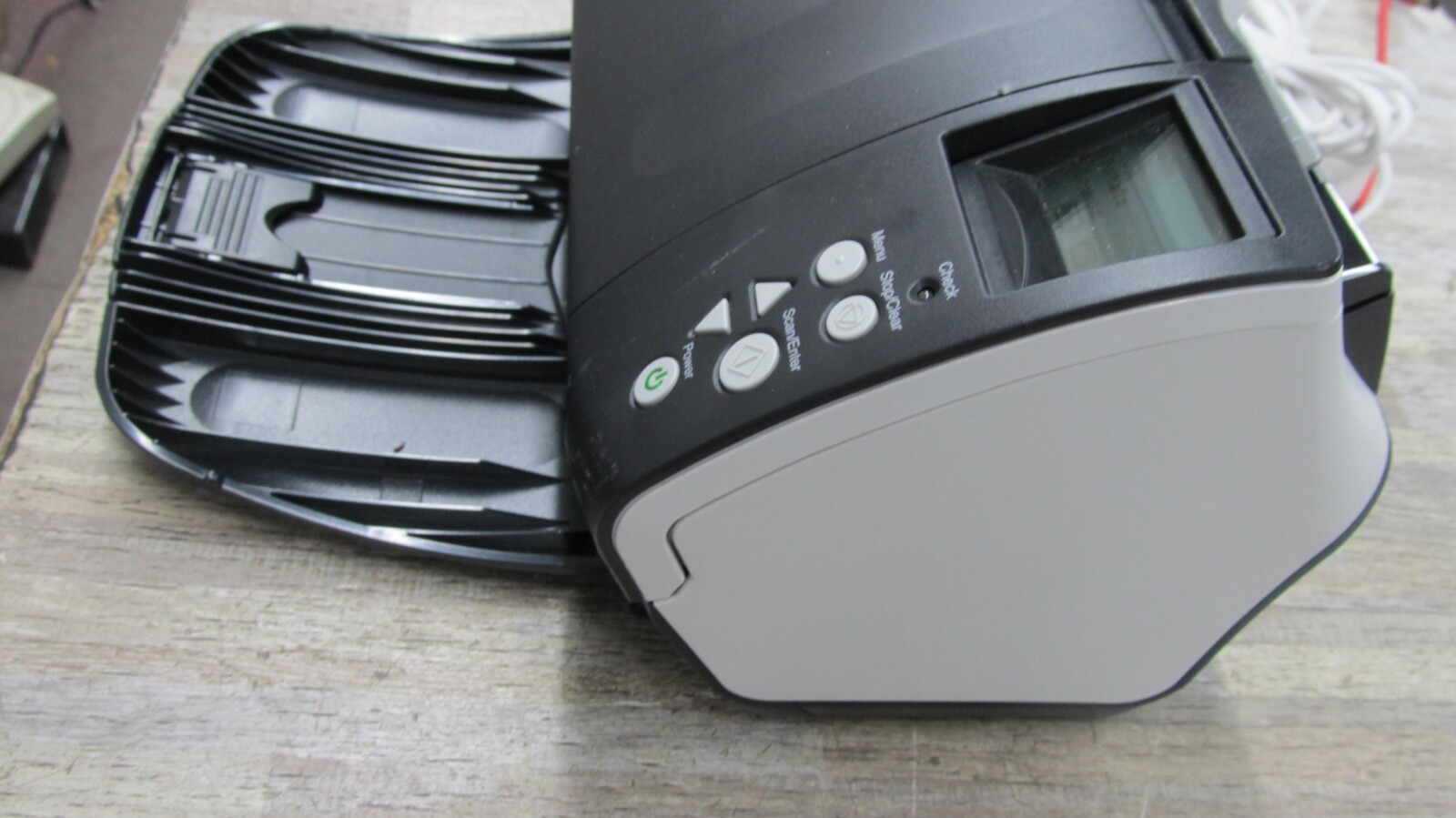 Fujitsu fi-7160 Scanner.MISSING BACK PAPWER TRAY. FREE SHIPPING