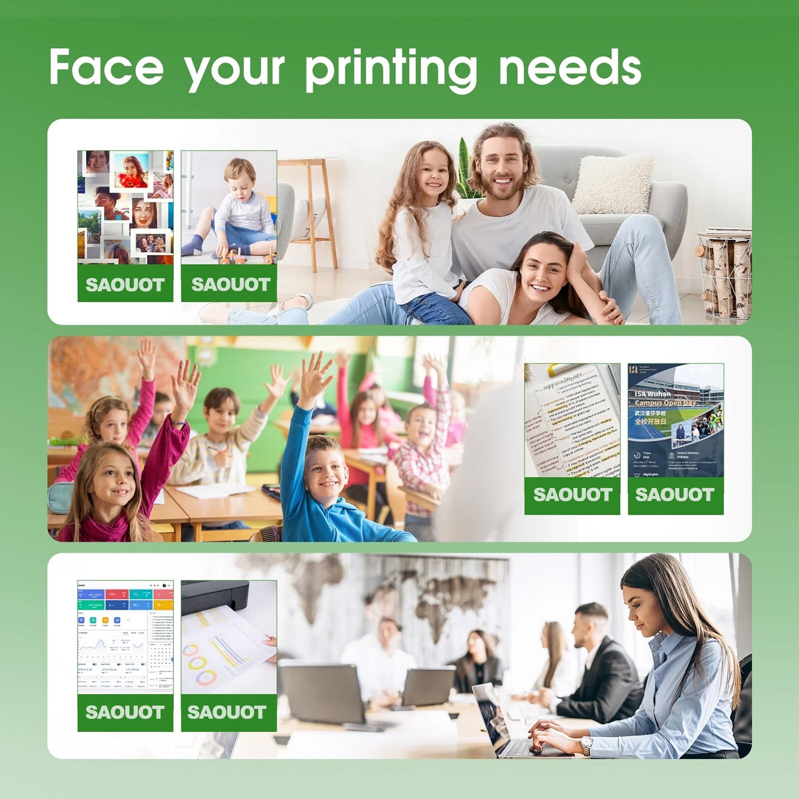 67XL Ink Cartridge 67 XL Replacement for HP 67 Ink ENVY 6000 DeskJet 2300 2330