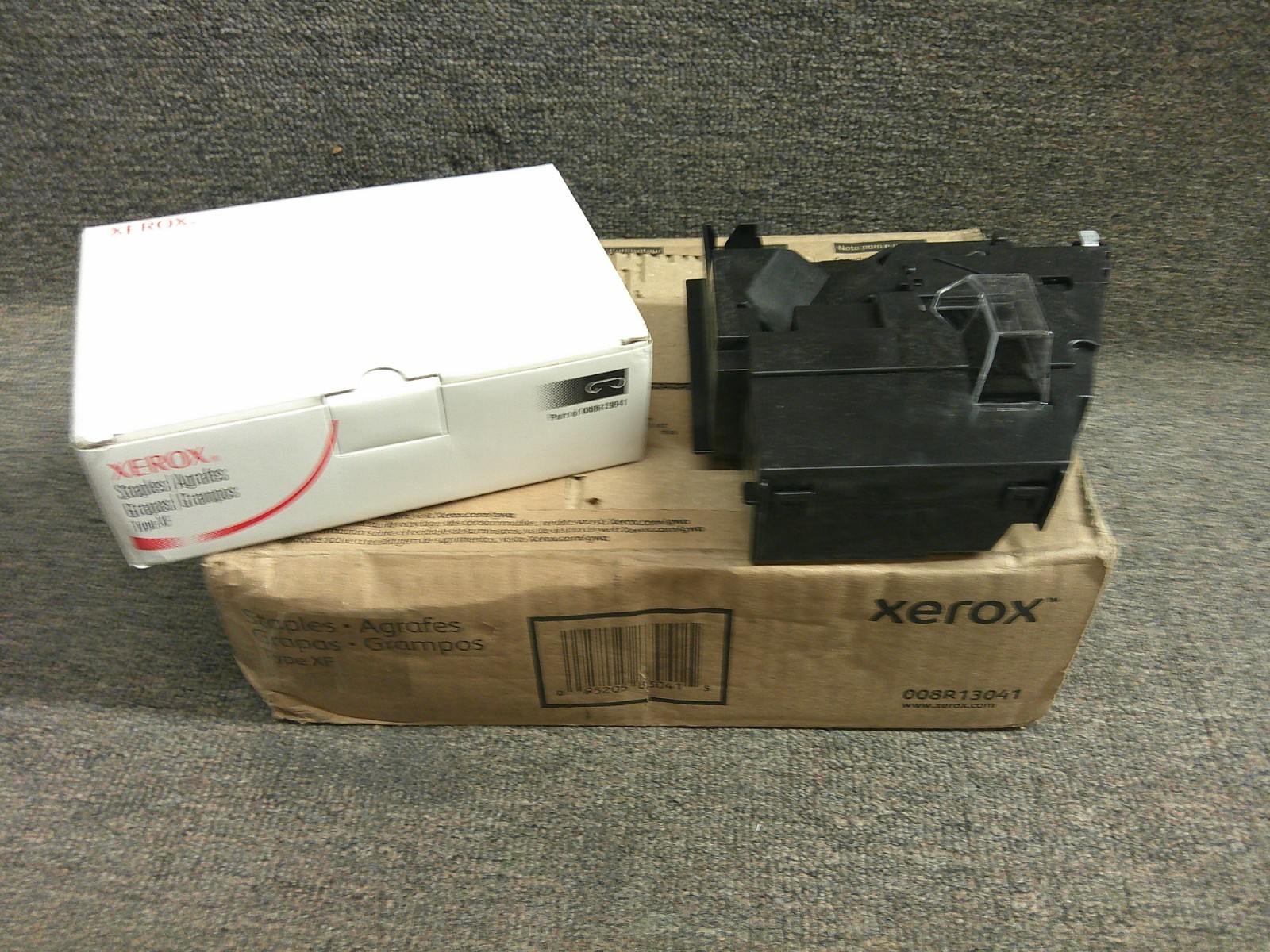 008R13041 New Genuine Xerox 4pk Staples Cartridges Type XF with waste container