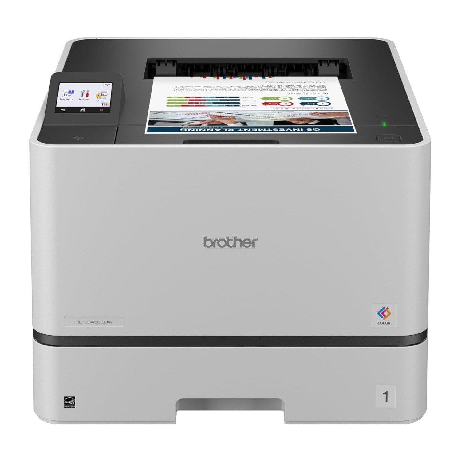 Brother HL-L8430CDW Business Color Laser Printer with Low-Cost Printing