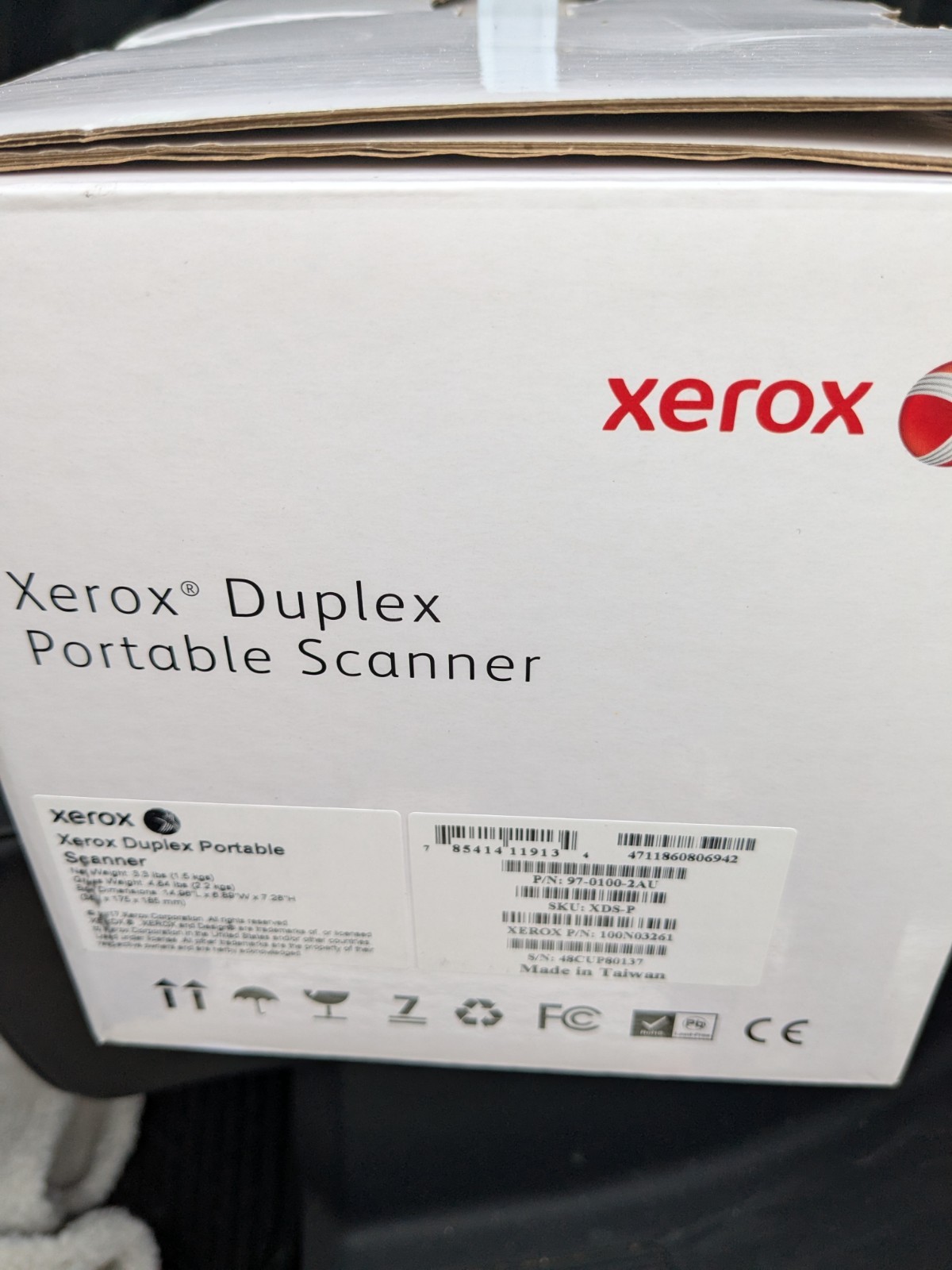 Xerox XDS-P Duplex Portable Scanner
