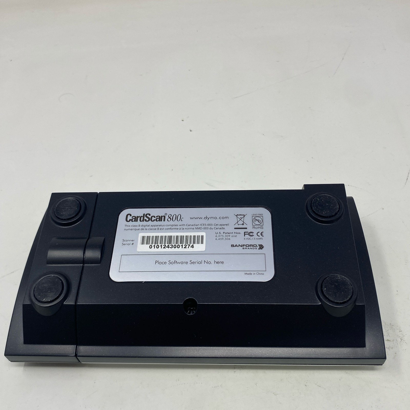 DYMO CardScan Executive 800c Business Card Scanner Black/Silver