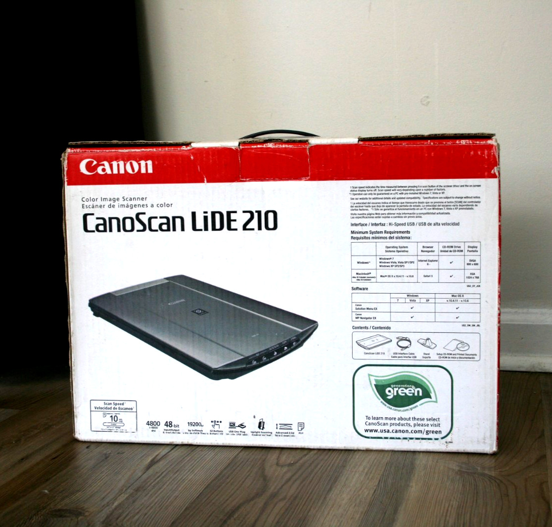 Canon CanoScan LiDE 210 Flatbed Scanner
