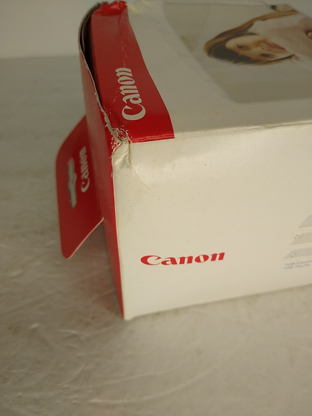 SEALED Canon Selphy CP 4×6 108 sheets + Ink Color Paper Set KP-108IN DAMAGE BOX