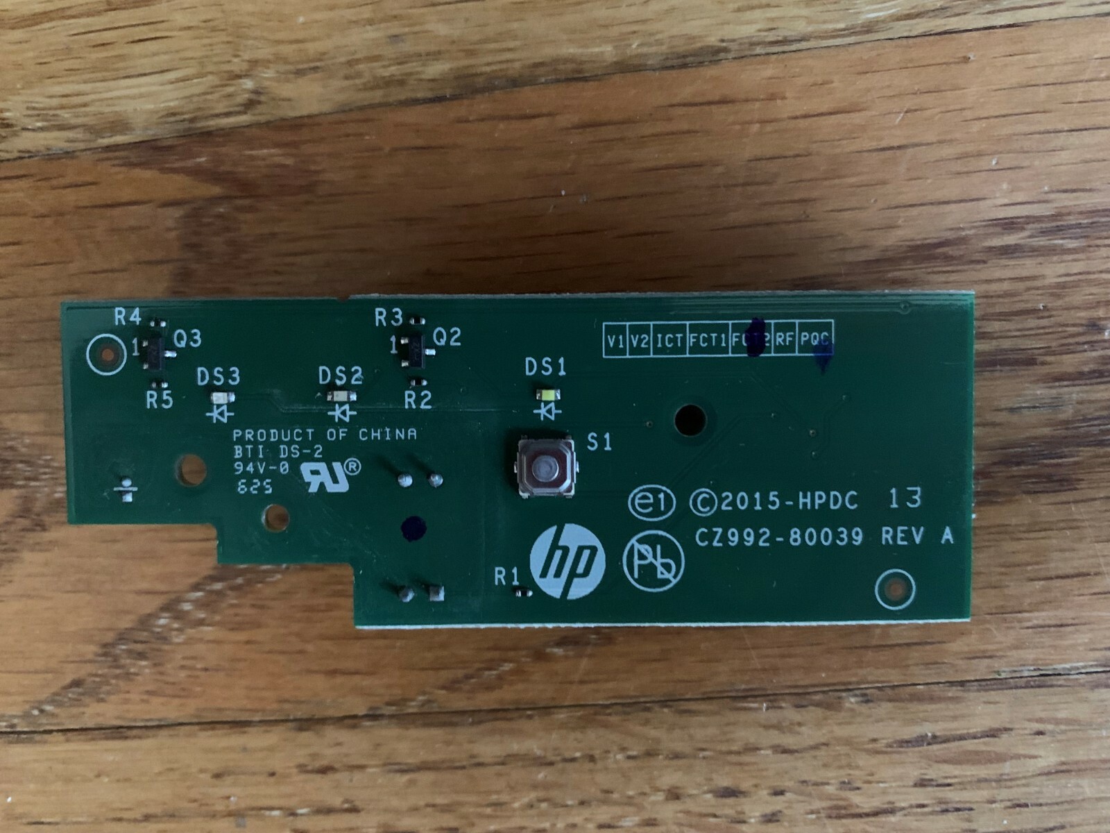 HP control input board for OfficeJet 250 Mobile printer parts