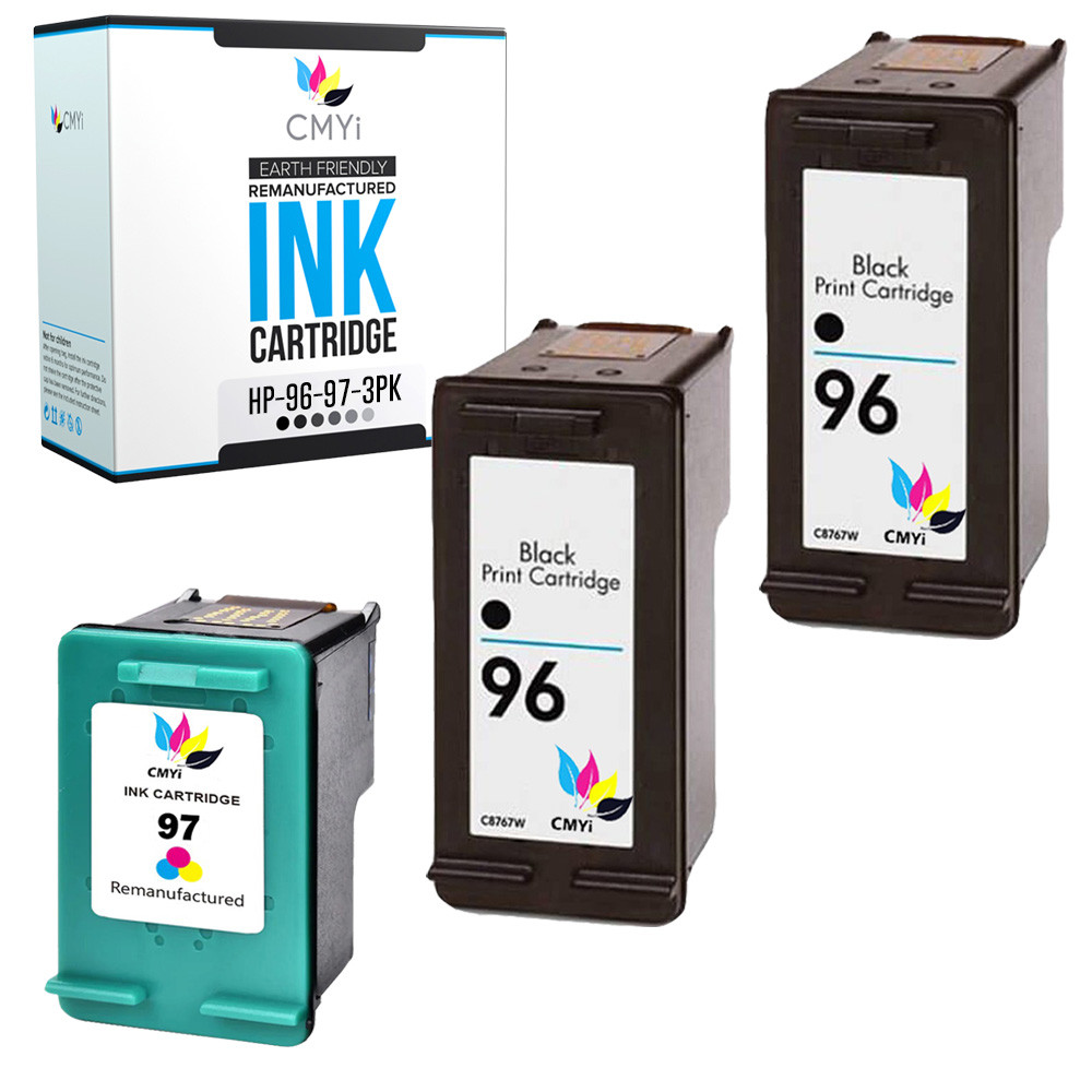 Compatible Ink Cartridges for HP 96 97 Black Color Combo Pack