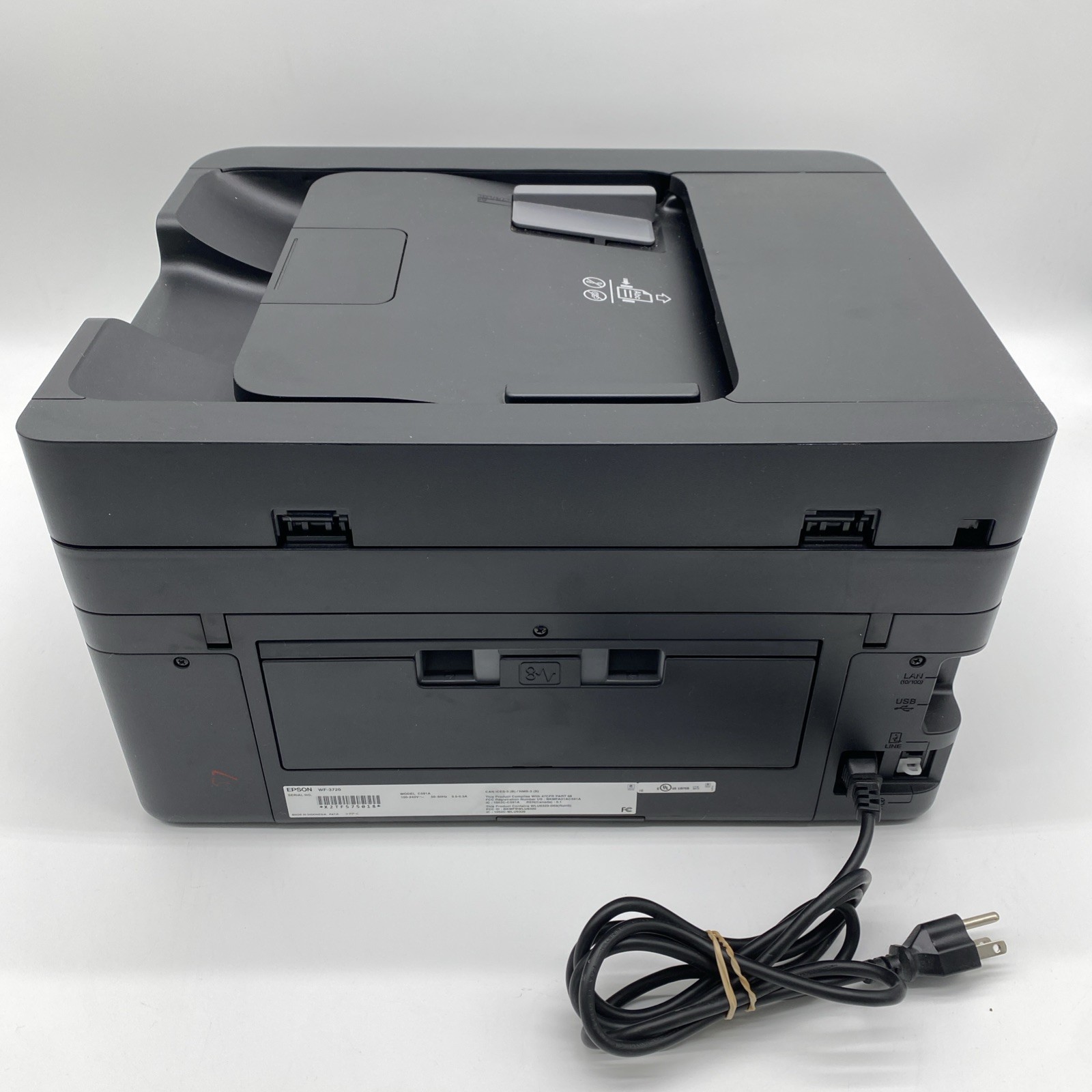 Epson WorkForce Pro WF-3720 Wireless Printer. Needs Blk And C Ink