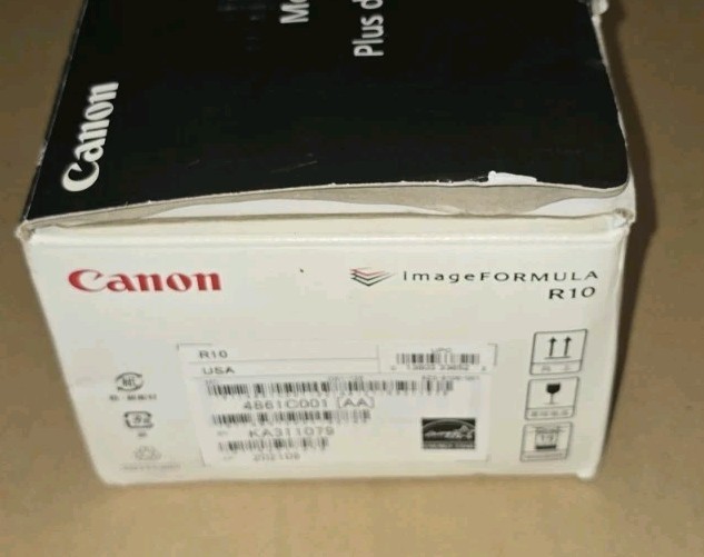 NEW Canon imageFORMULA R10 Portable Document Scanner Duplex 20 Page Feeder