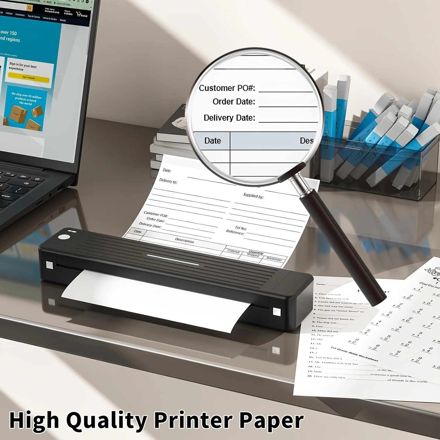 A4 Thermal Printer Paper, 100/200 Sheets, 21.01cm X 29.69cm