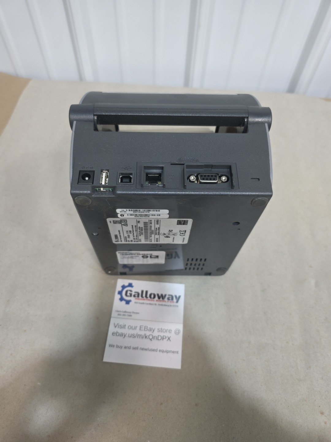 Zebra ZD620 Thermal Label Printer ZD62142-D01F00EZ-( NO POWER CORD )