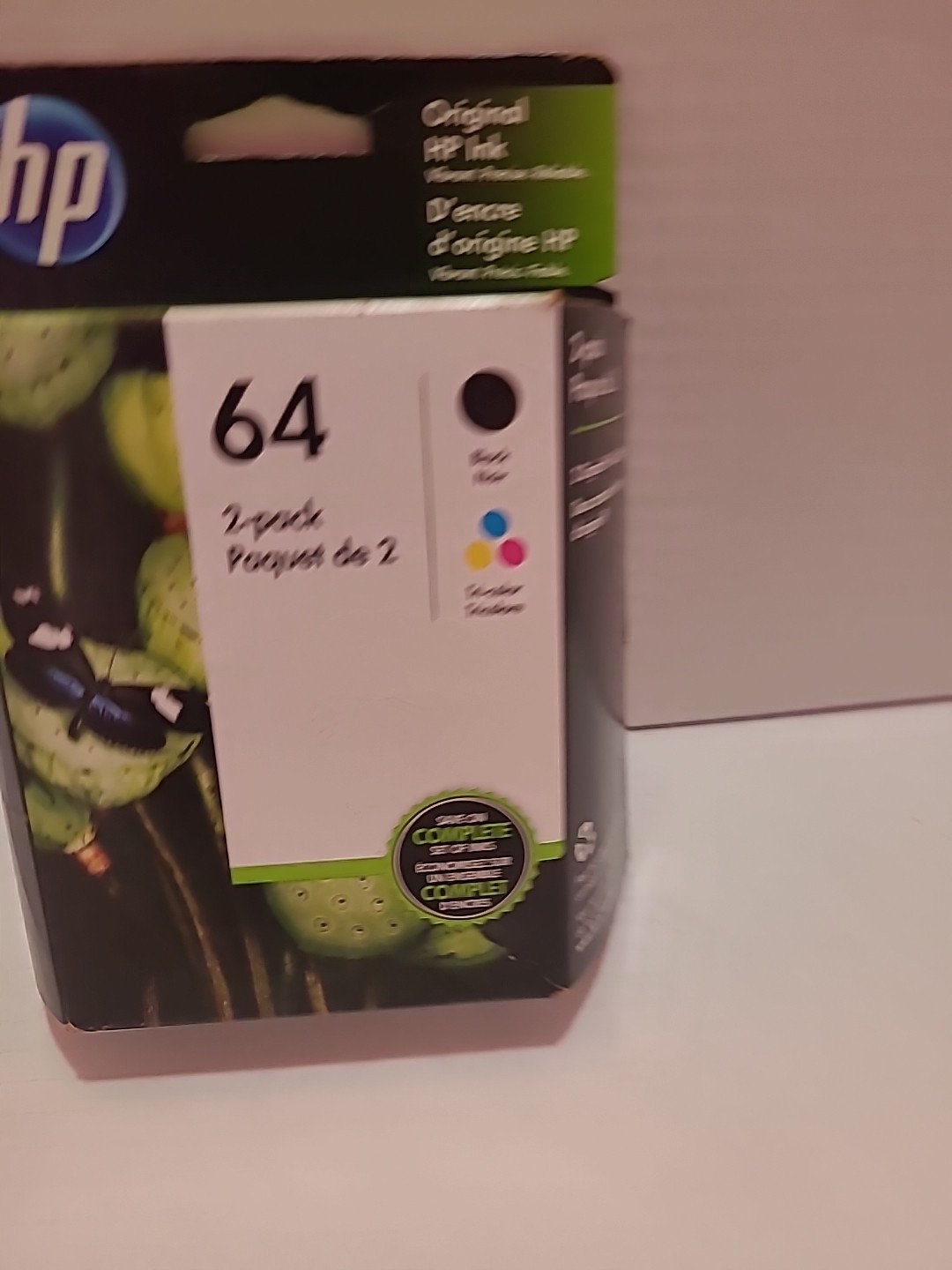 HP 64 (X4D92AN#140) Ink Cartridge EXPIRED: JAN 2022