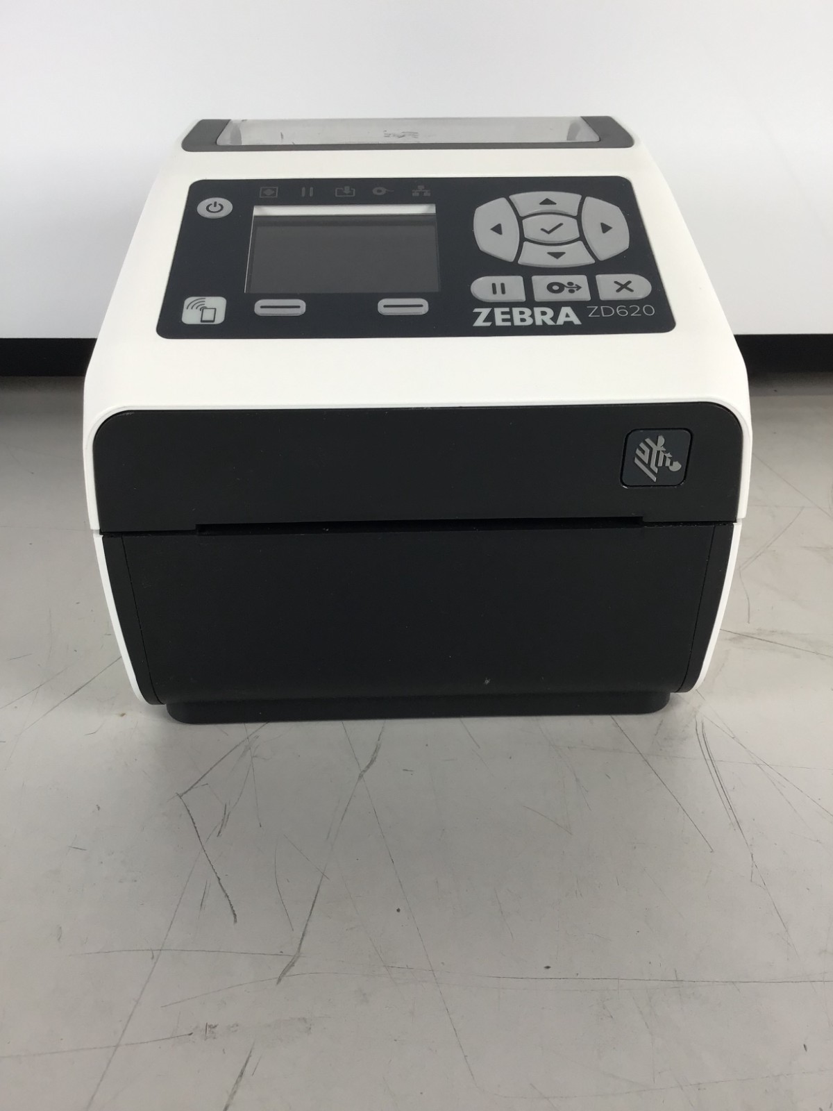 Zebra ZD620 203 DPI Wireless direct thermal printer ZD62H42-D01F00EZ W/ A/C ~