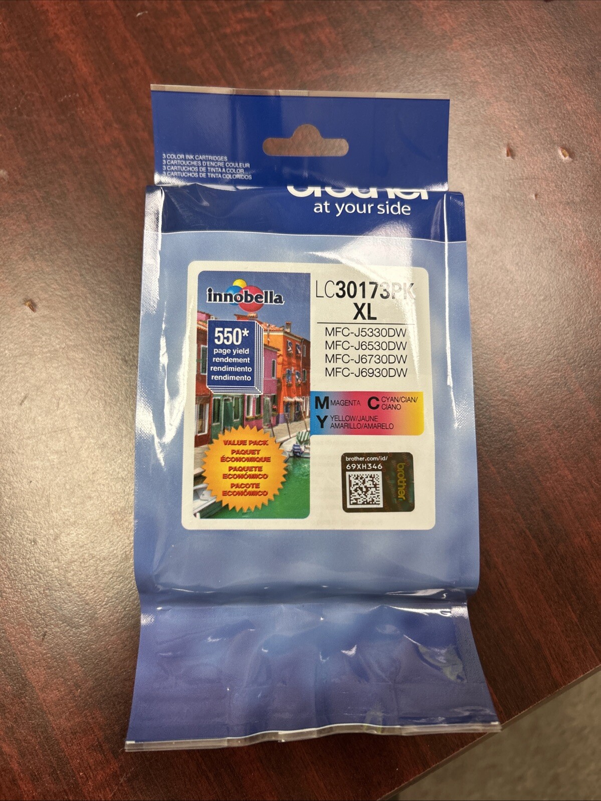 Brother LC30173PK Multi-Color Ink Cartridges Pack Expired 11/2023