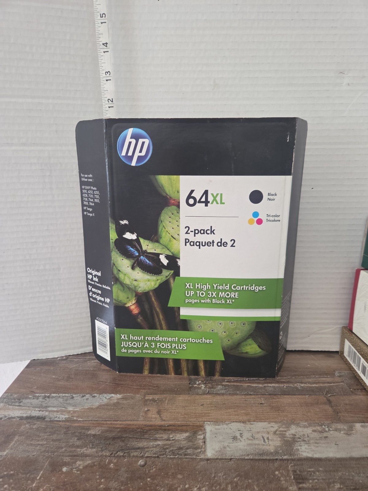 HP 64XL Black & Tricolor Combo Ink Cartridges X4D93BN Exp 1/2021 Genuine OEM