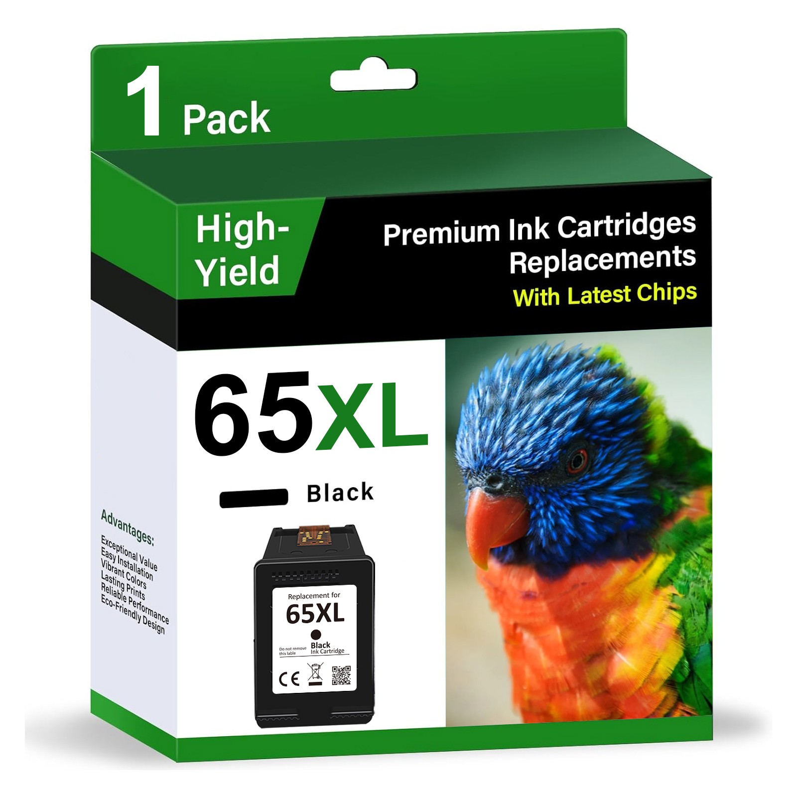 65 XL Ink Cartridges For HP 65XL ENVY 5010 5055 5052 Deskjet 2600 2636 2652 3755