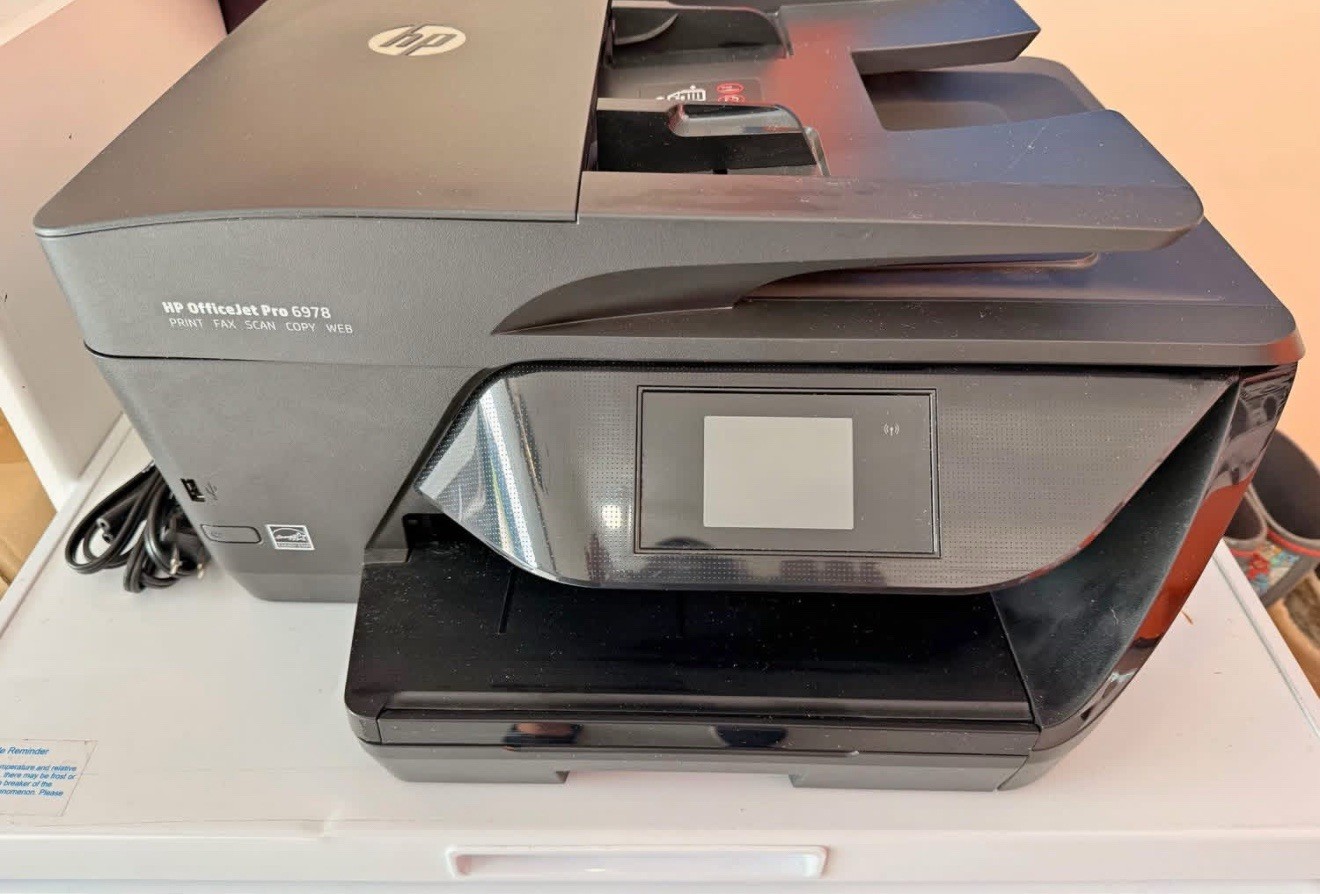 Used HP Office Pro 6978 Wireless All-In-One Inkjet Printer Copy Fax Scan MINT