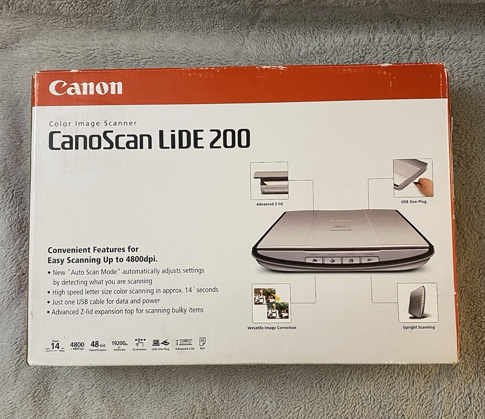 Canon Canoscan Lide 200 Color Image Scanner ~ Brand New
