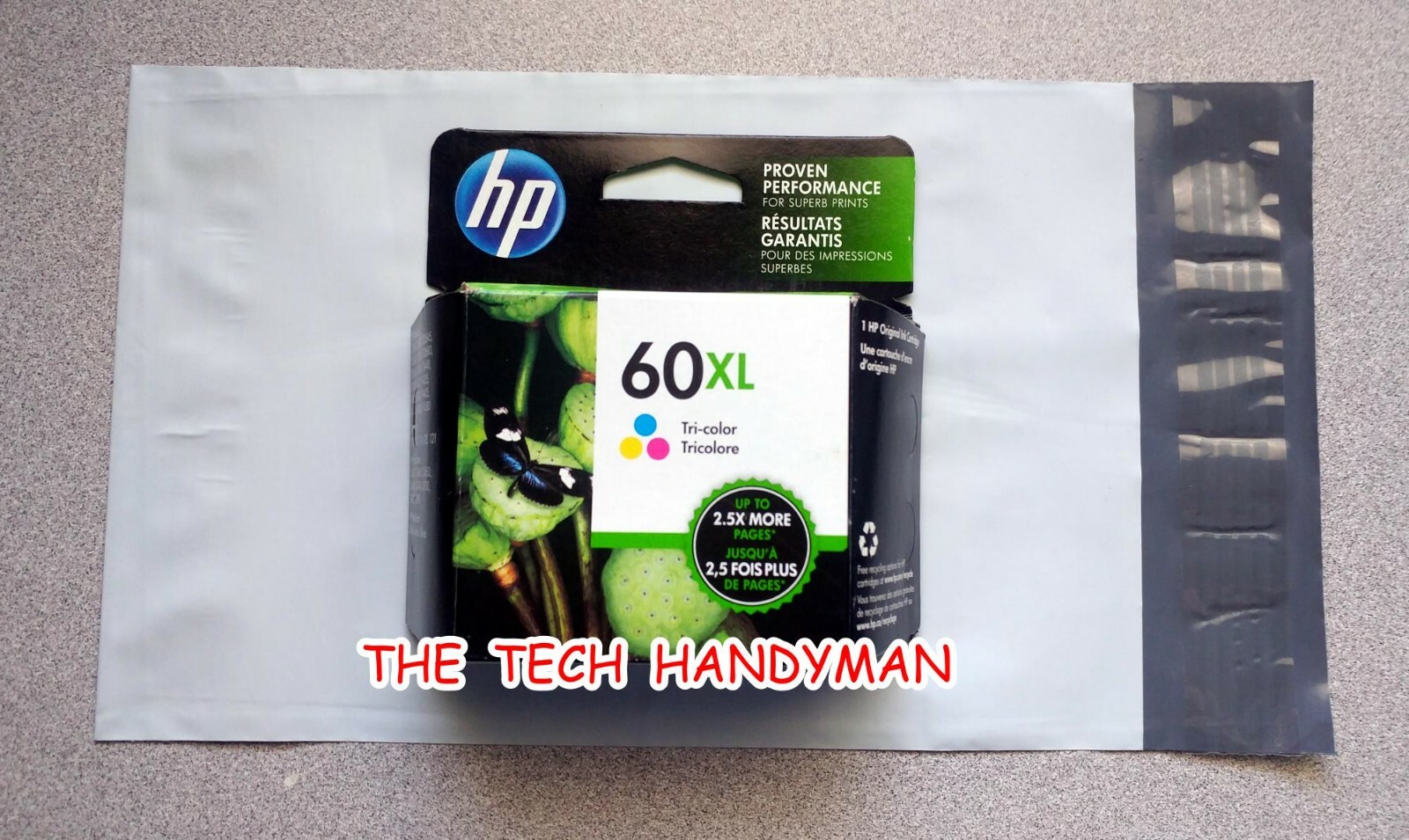 HP GENUINE 60XL TRI-COLOR INK (RETAIL BOX) PHOTOSMART C4740 C4750 C4780 C4795