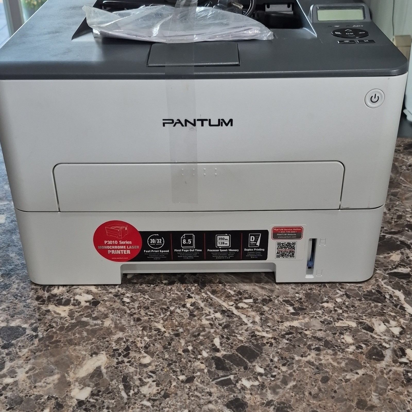 Pantum P3012DW Monochrome Laser Printer P3010 Series Wi-Fi Duplex 30/32ppm