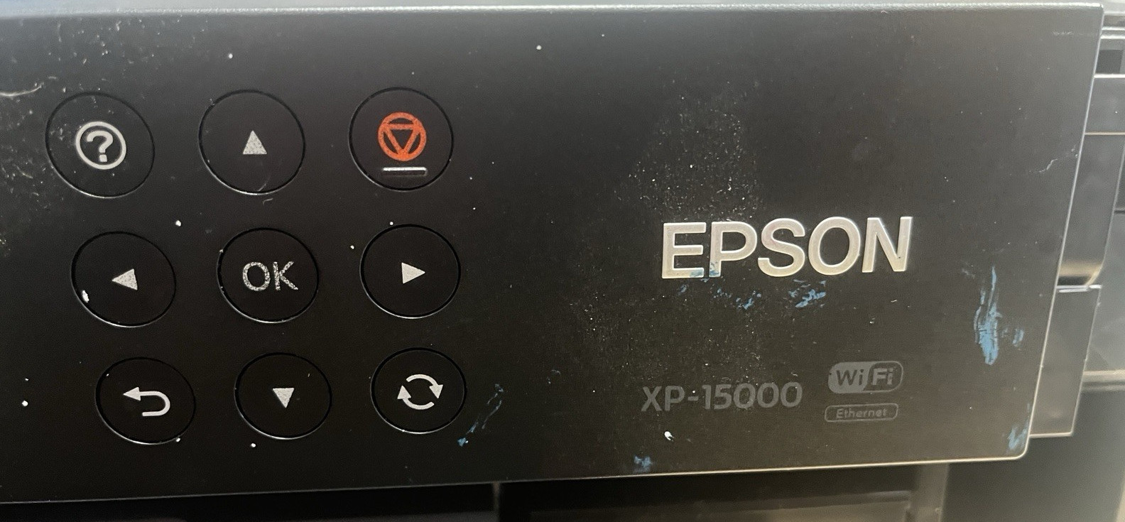 Epson Expression Photo HD XP-15000 DTF Printer – For Parts Not Working