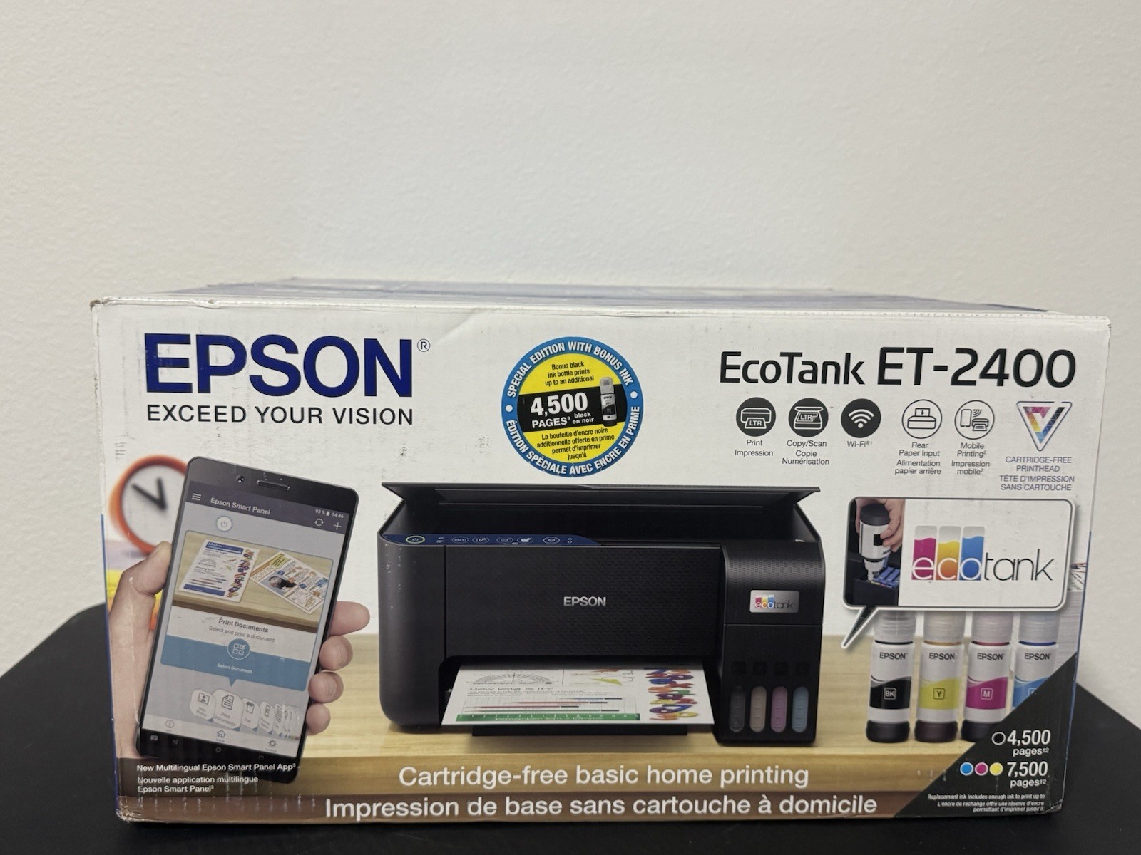 Epson EcoTank ET-2400 Ink Tank All-in-One Wireless Printer