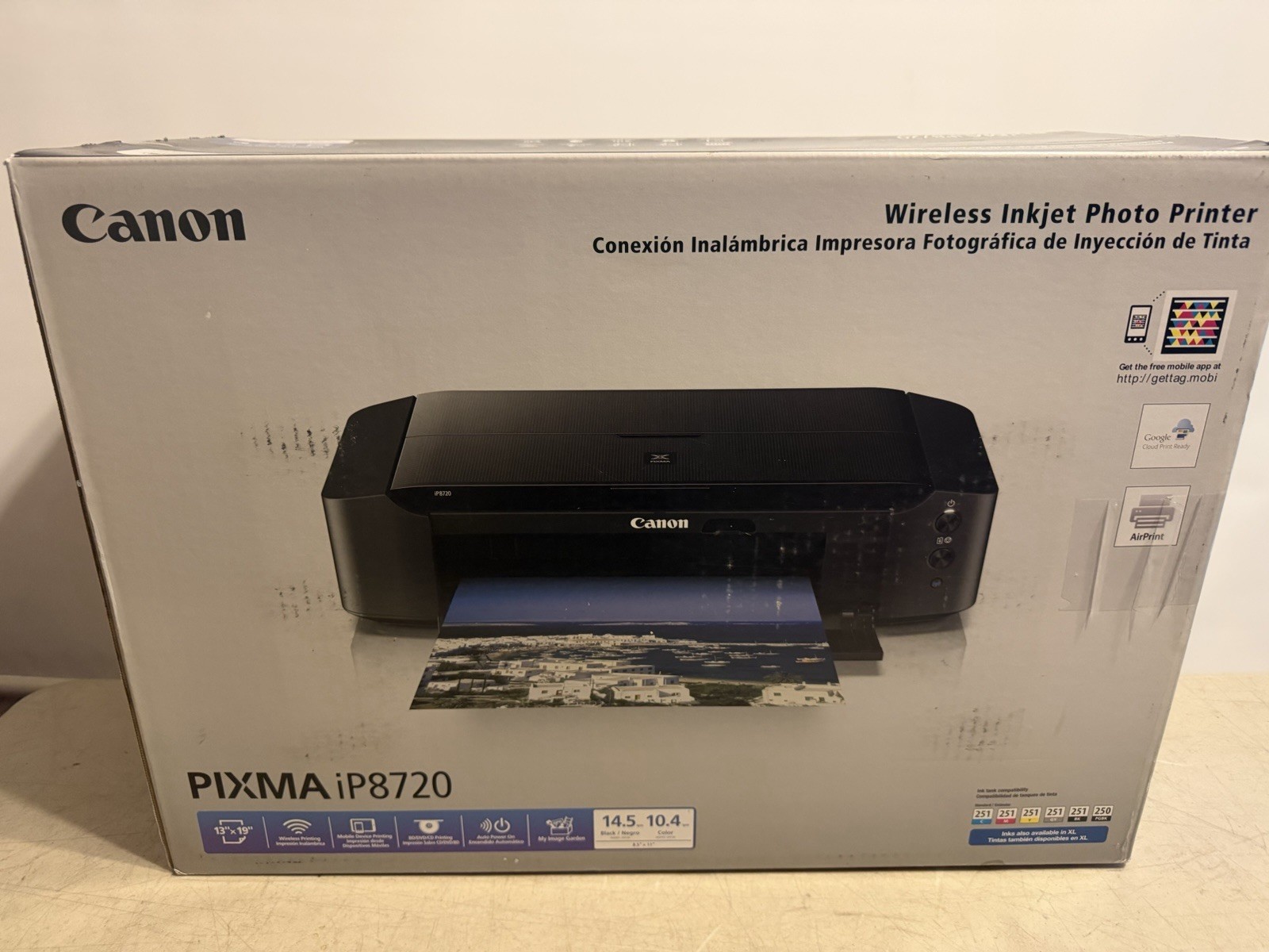 Canon PIXMA iP8720 Wireless Inkjet Color Photo Printer 9600×2400 DPI NEW IN BOX