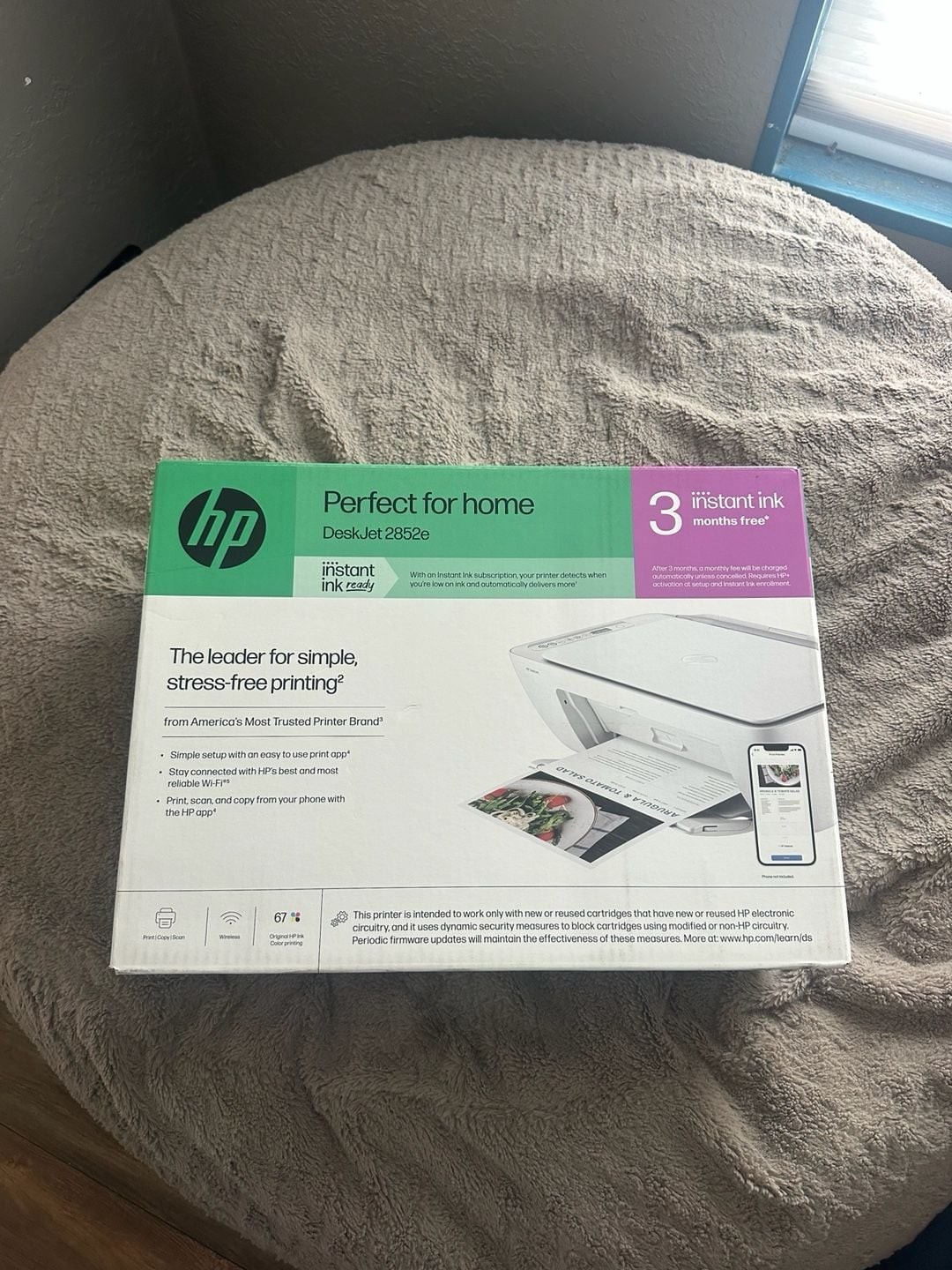 HP DeskJet 2852e Wireless All-in-One Color Inkjet Printer