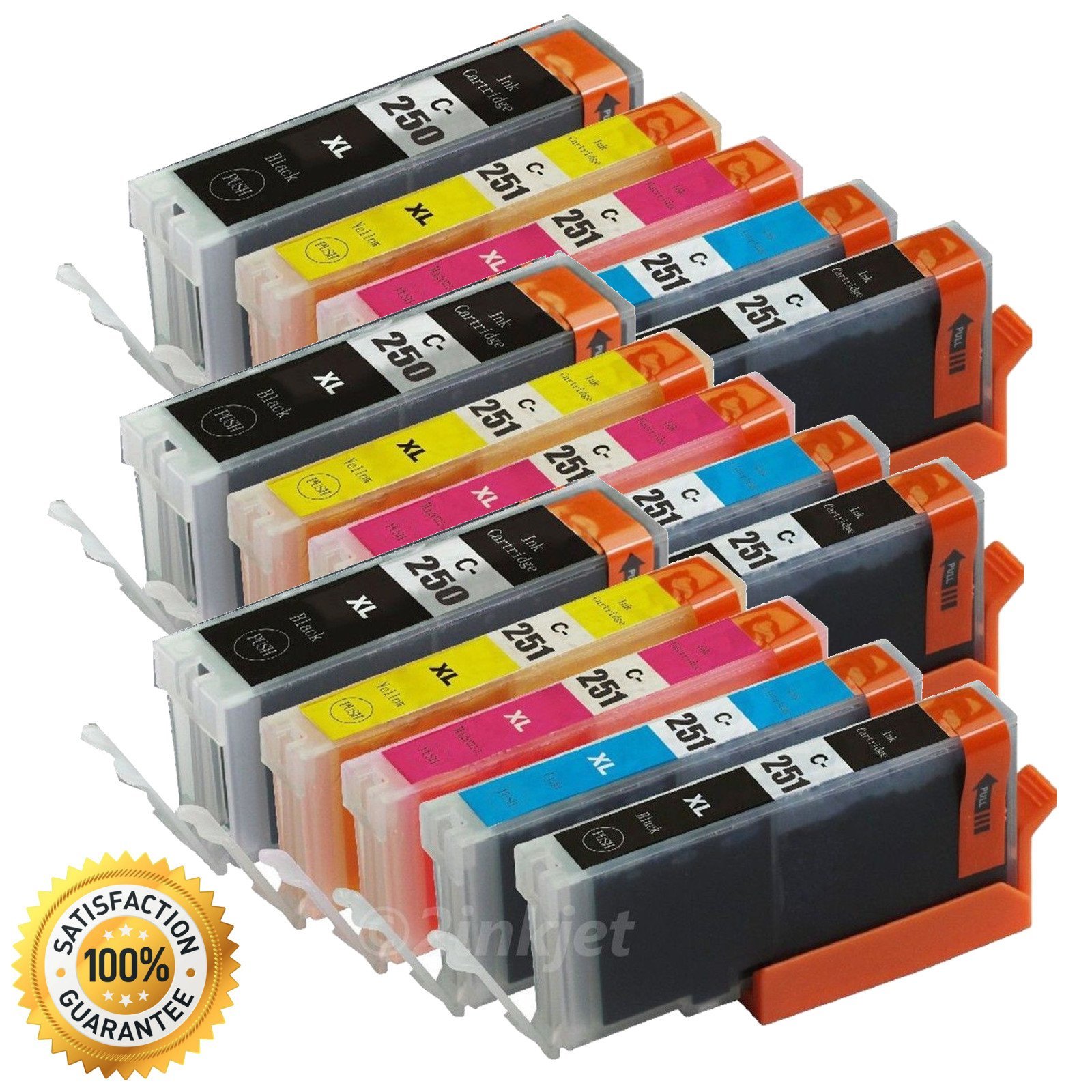 15 Pack Ink cartridge For Canon PGI-250XL CLI-251XL Pixma IP7220 iP8720 iX6820