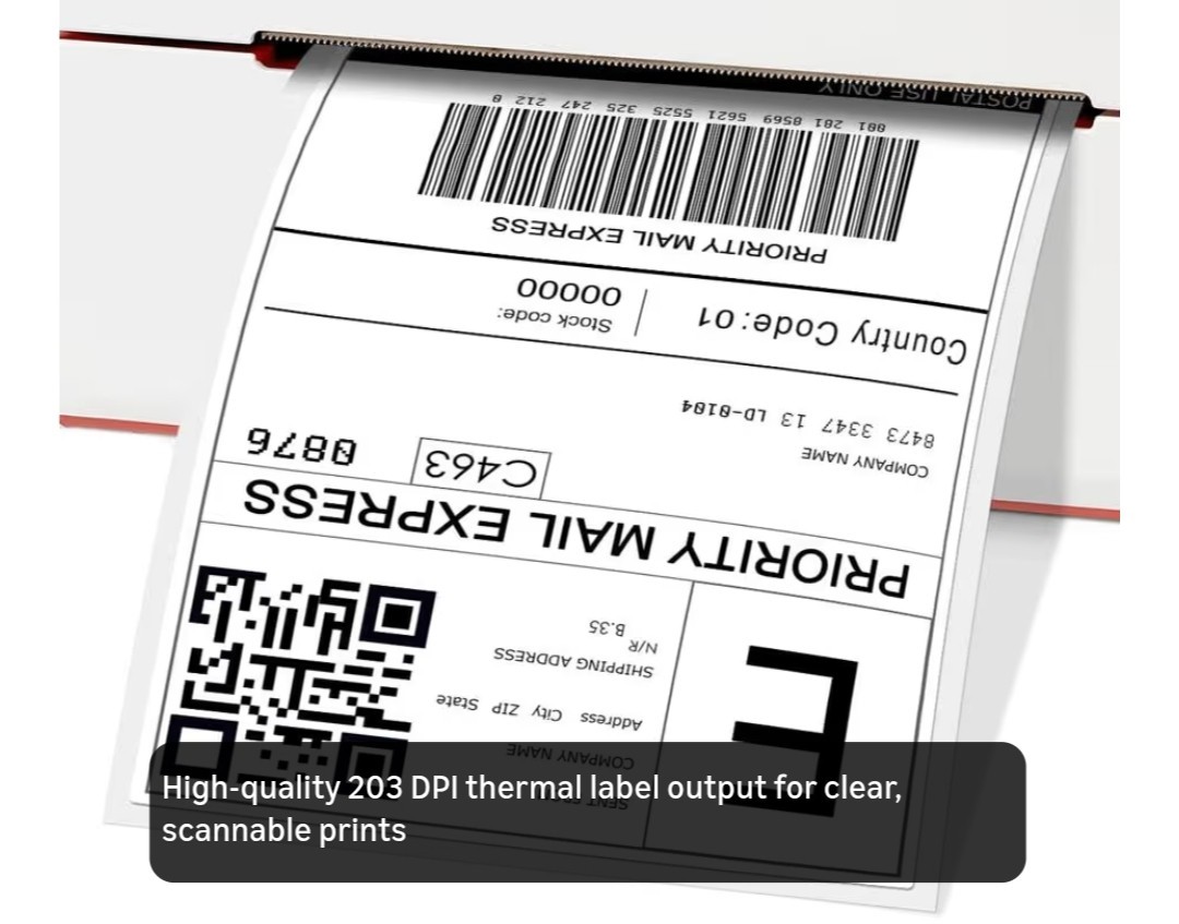 ORGSTA T001 USB Thermal Shipping Label Printer High Speed 4×6