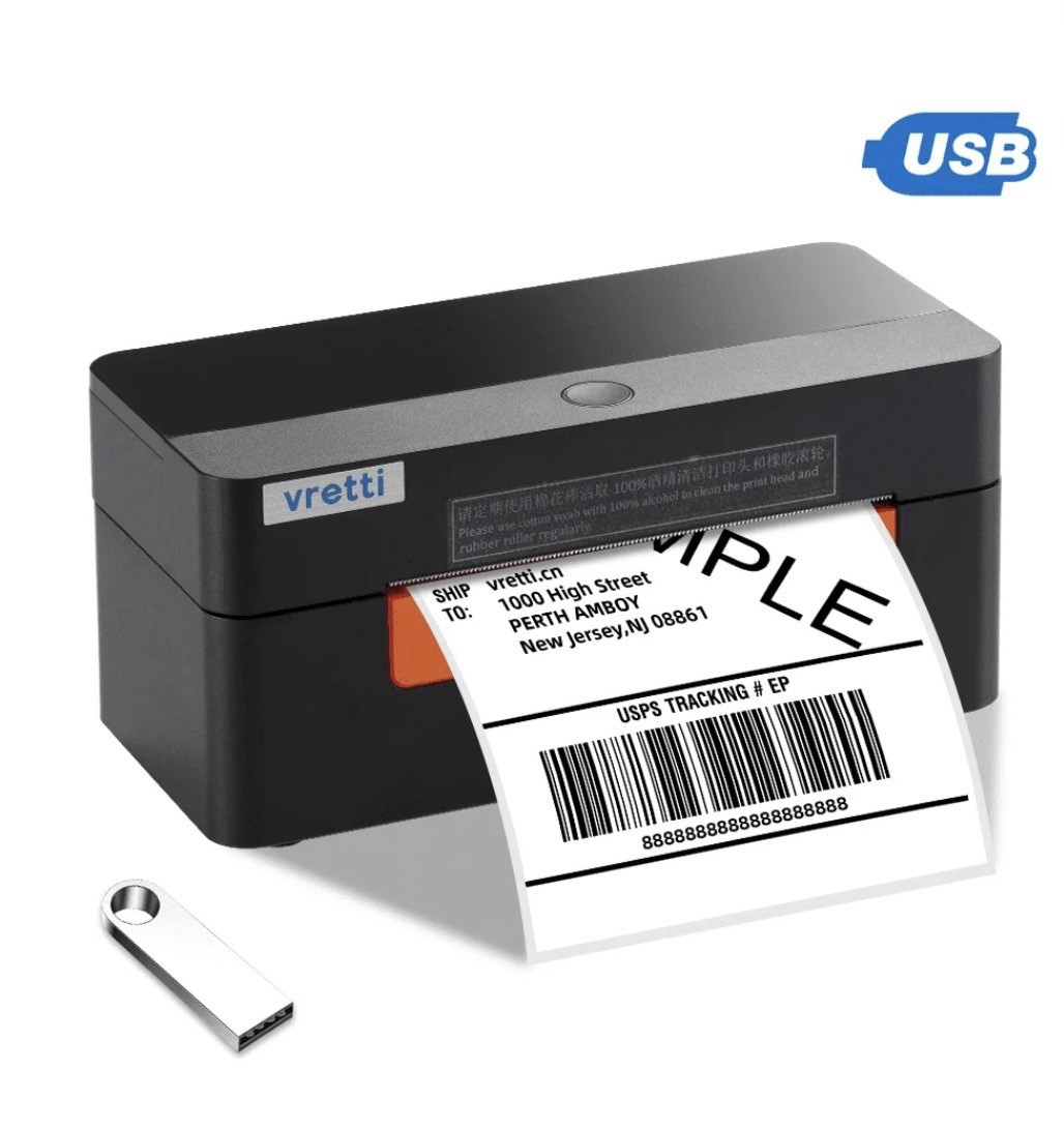 Vretti D463B-BT 4×6 Bluetooth Thermal Label Printer