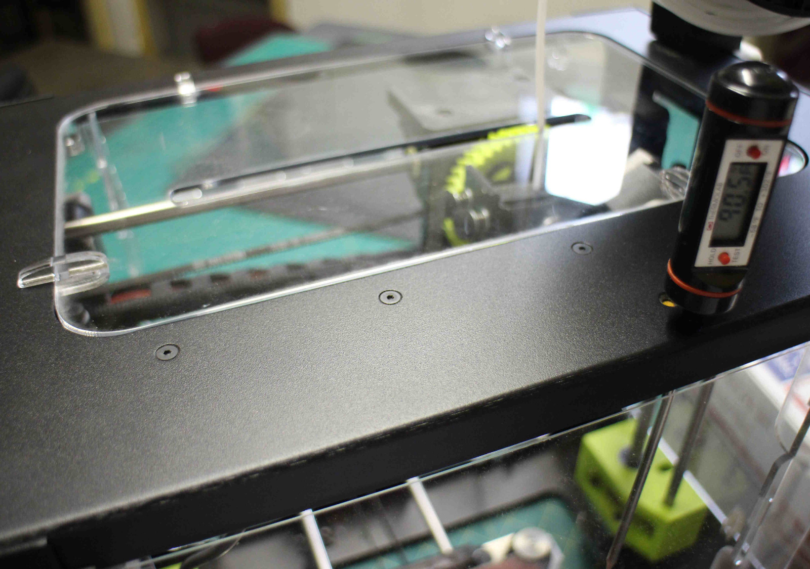 Add-on Polycarbonate Enclosure for Lulzbot Mini 3D Printer with Lexan Top Plate