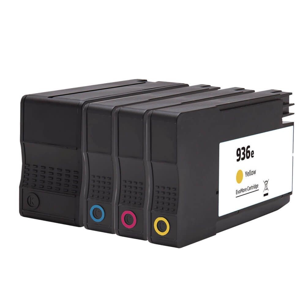936e Ink Cartridges Chip Compatible for HP 936 Cyan, Magenta, Yellow Officejet