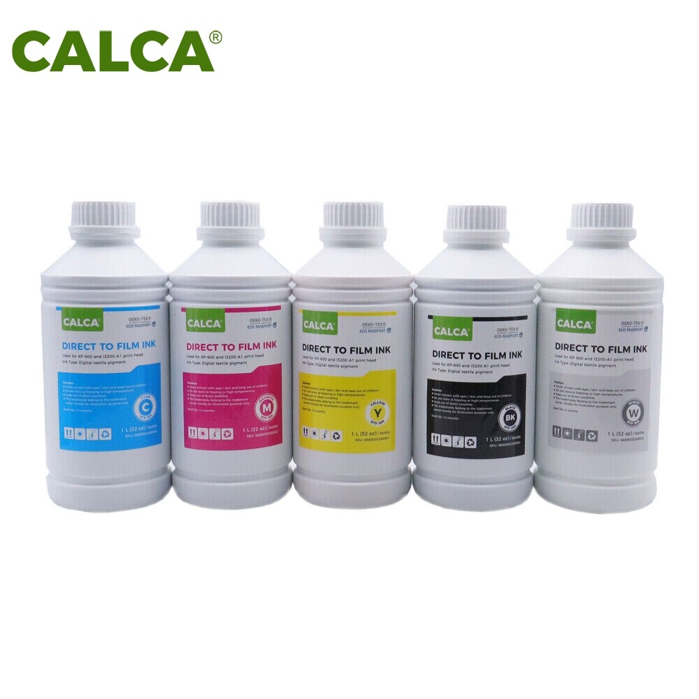 US-Stock 1L DTF Inks Direct to Film Ink – C M Y K W