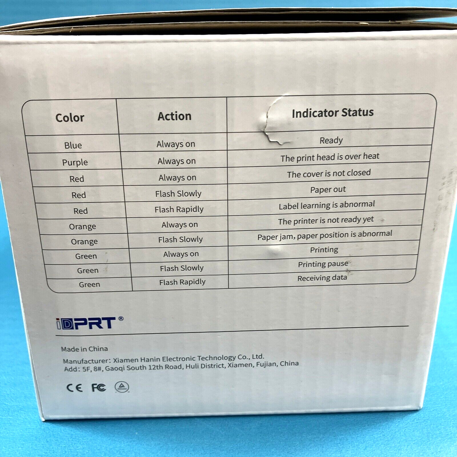 IDPRT Direct Thermal Label Printer 4×6 SP410 Black AC 100-240v 6ips Max Speed