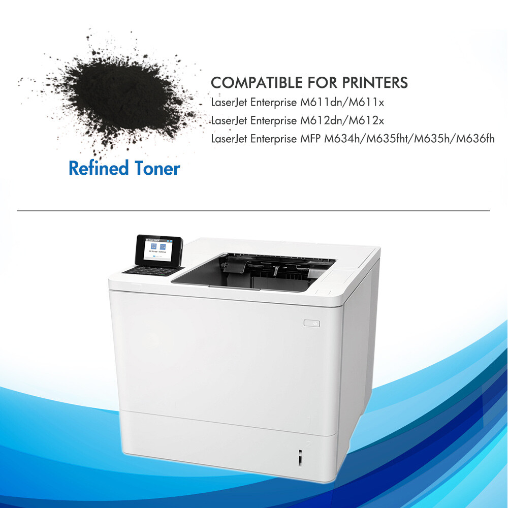 With Chip W1470X Toner Compatible With HP 147X LaserJet M611dn M611x M612x M634h