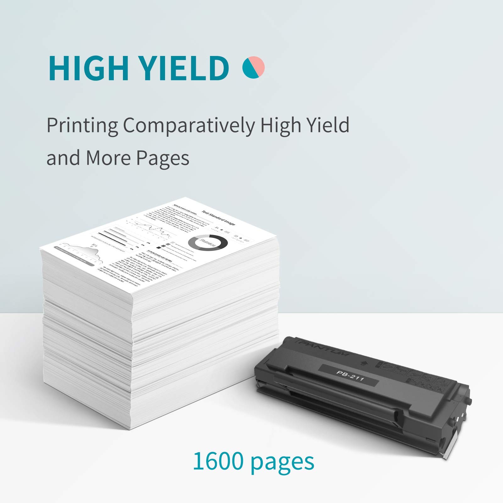 PB-211 Black Toner Cartridge Compatible P2200, P2500W, P2502W, M6500NW, M6550NW,
