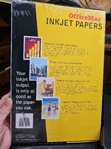 OfficeMax Photo Inkjet Paper Value Pack 100 Count 4×6 NEW SEALED