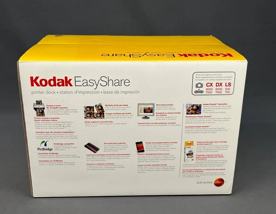 Kodak EasyShare Photo Printer Dock Plus for CX DX 6000 7000 LS 600 700 cameras