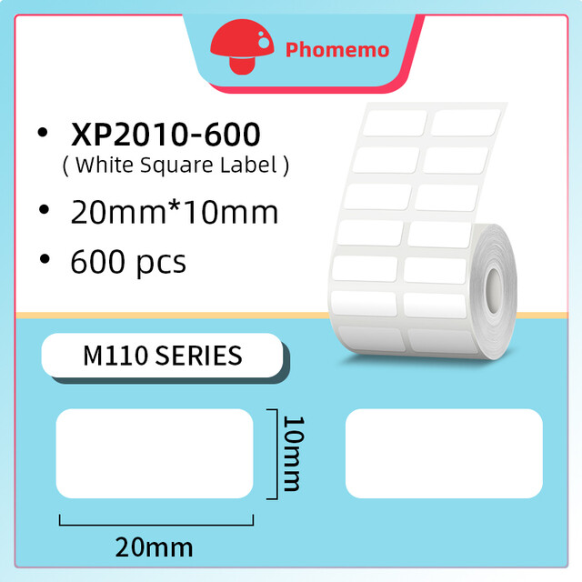 Label Maker Machine with Tape, M100 Bluetooth Label Printer for Small Business