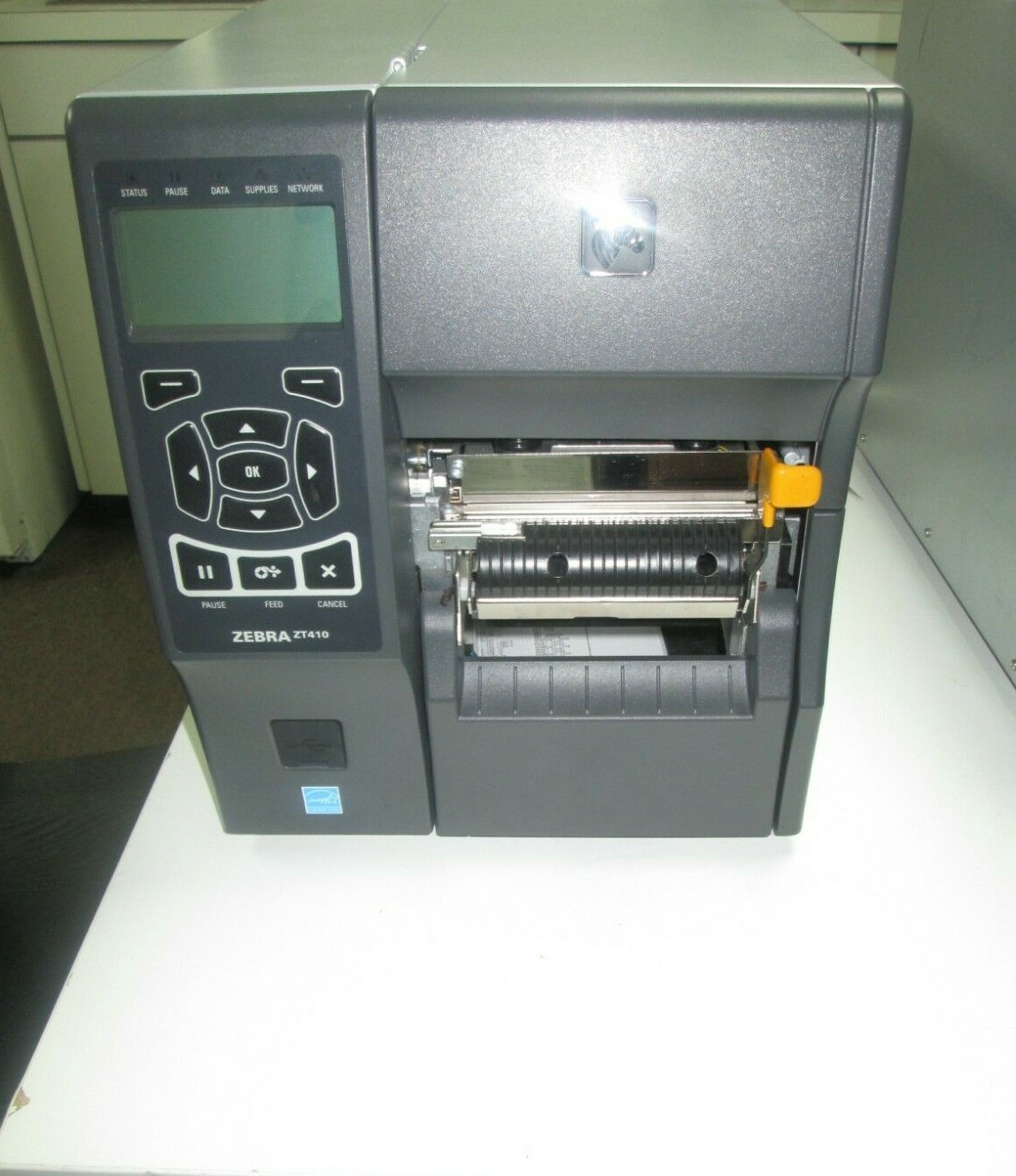 Zebra ZT410 DPI Thermal Transfer Network Printer Peeler Rewinder