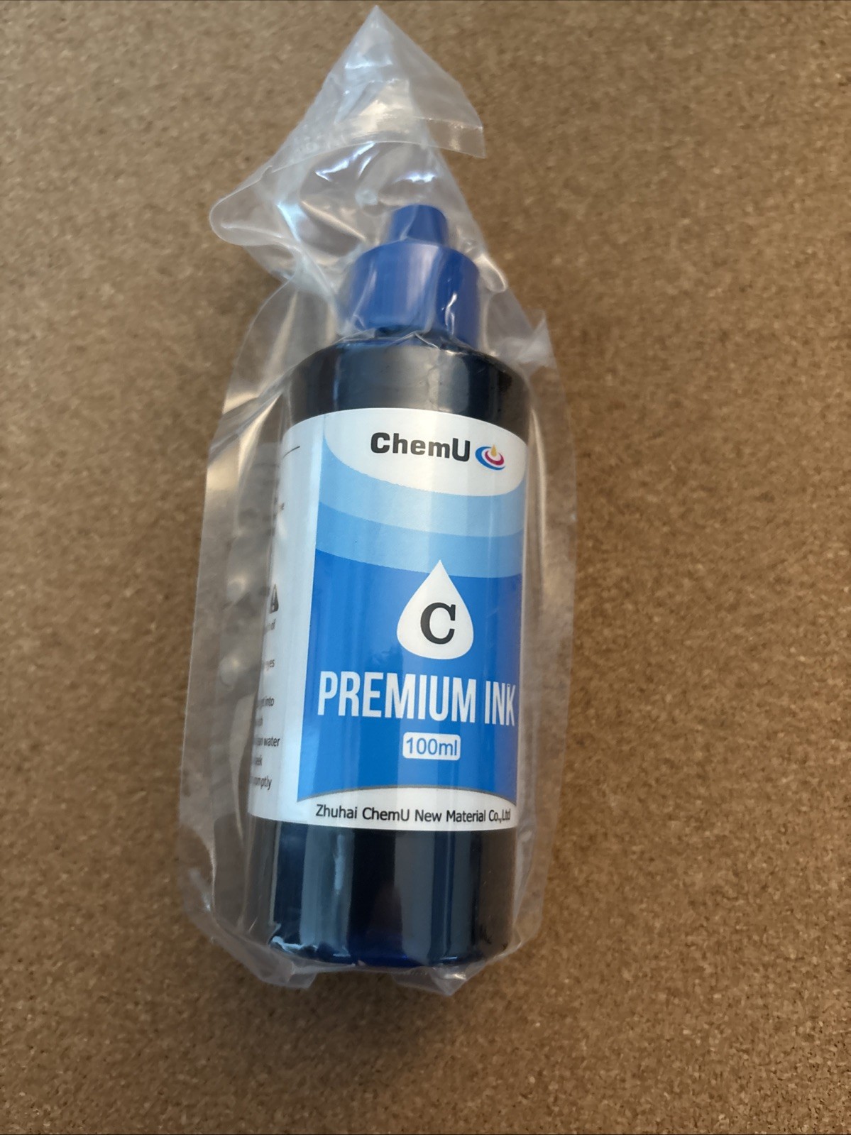 ChemU refill Ink compatible with HP/Cannon printers, set of 4, 100ml each NEW