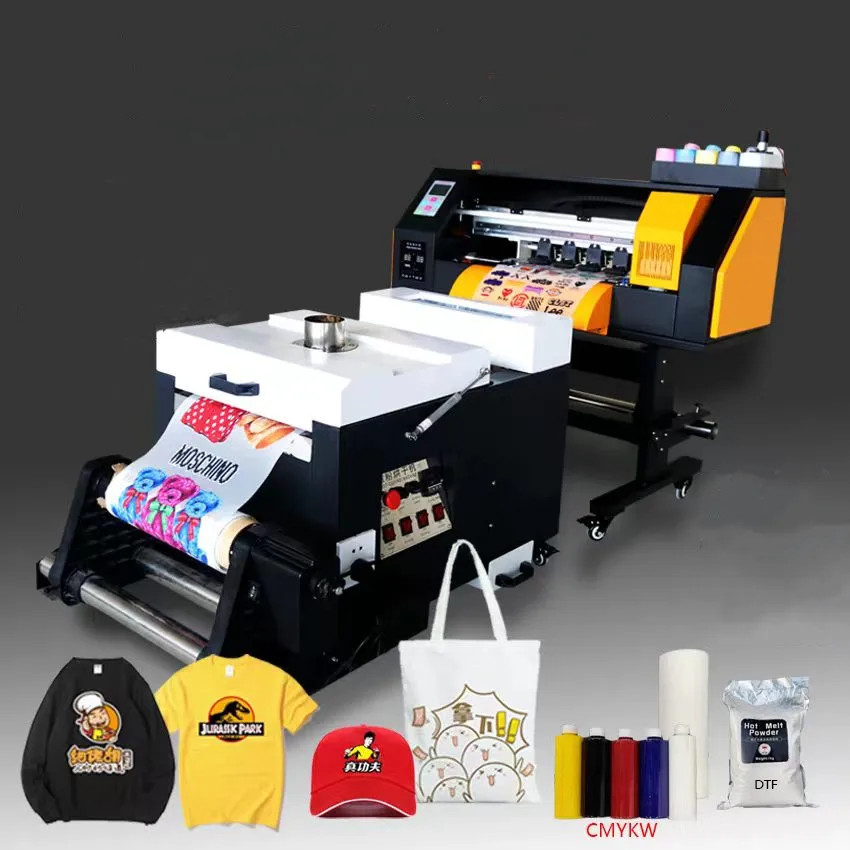 A3 Dual XP600 13″Semi-Automatic DTF Printer White Ink Automatic Cleaning System